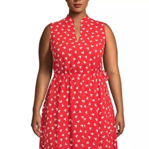 Anne Klein Print Sleeveless Midi Dress